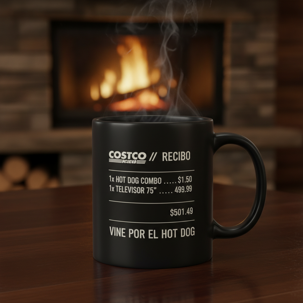 Taza Costco Hot Dog